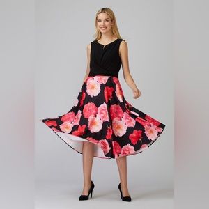 Floral Joseph Ribkoff Sleeveless Dress (style 201289)